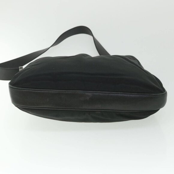 GUCCI Shoulder Bag Canvas Leather Black Auth - Picture 6 of 16